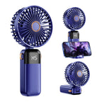 Cooling Portable Bladeless Mini Handheld Fan - USB Rechargeable, LED Display, view 7
