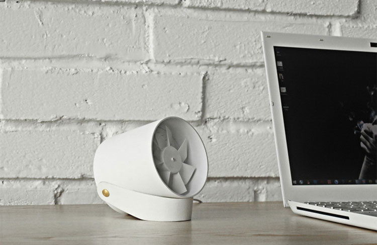 USB Powered Portable Fan - Whisper-Quiet, Adjustable Airflow, Touch Control, view 2