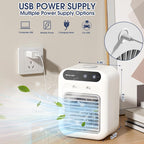 Mini Portable Air Conditioner for Indoor Use - Cooling, Humidification, 25W, view 3