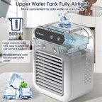 Mini Portable Air Conditioner for Indoor Use - Cooling, Humidification, 25W, view 4