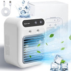 Mini Portable Air Conditioner for Indoor Use - Cooling, Humidification, 25W