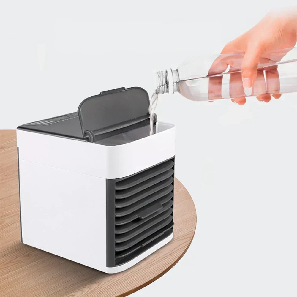 Portable Air Cooler for Home and Office - 10W, 7-Colour LED Lighting, view 2