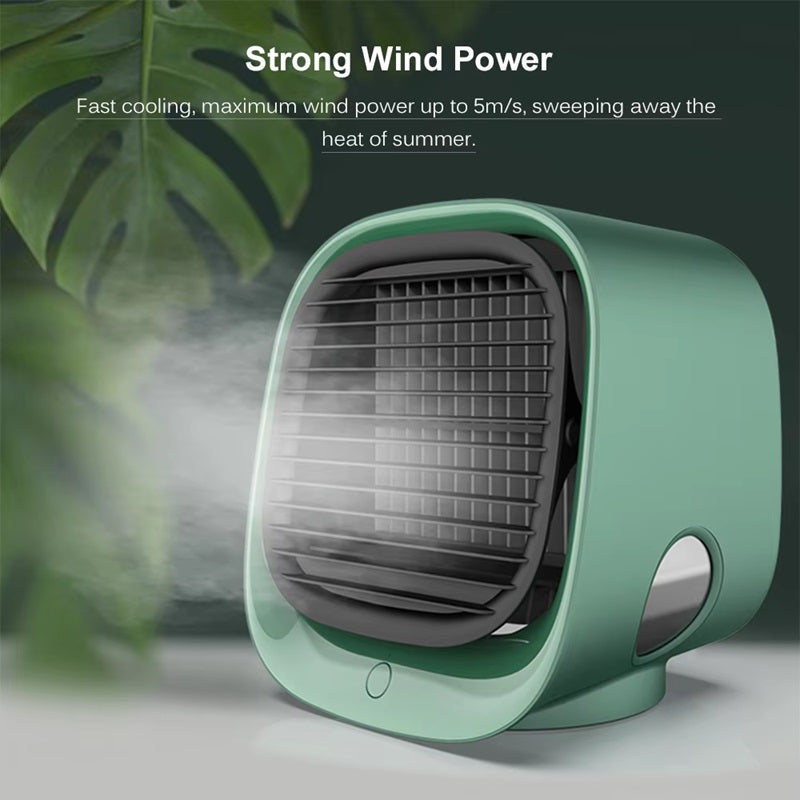 3-in-1 Mini Air Conditioner for Home or Office - USB Powered, 300ml Tank, view 2