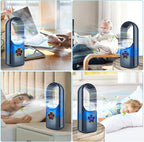 Bladeless Portable Air Cooler Fan for Home or Office - USB Powered, Quiet ≤30 dB, view 5