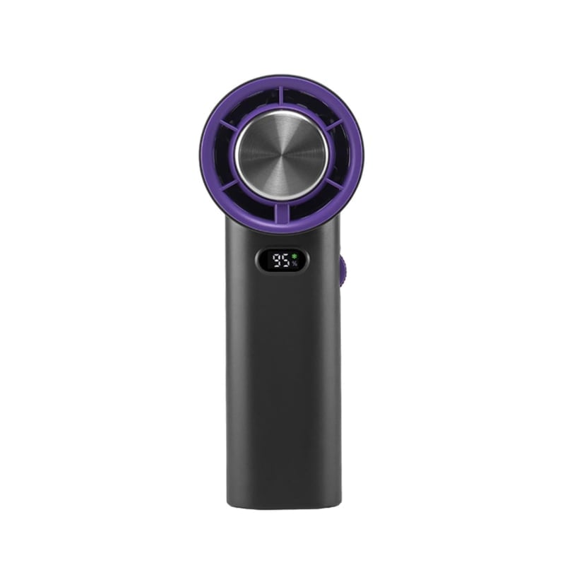 Hand Folding High-Speed Turbine Fan - 5 Speed, Usb-C Rechargeable, view 11