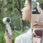 Hand Folding High-Speed Turbine Fan - 5 Speed, Usb-C Rechargeable, view 15