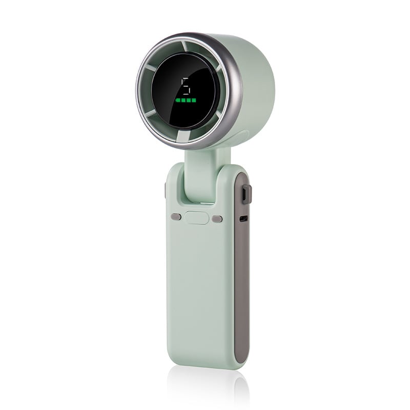 Hand Folding High-Speed Turbine Fan - 5 Speed, Usb-C Rechargeable, view 21