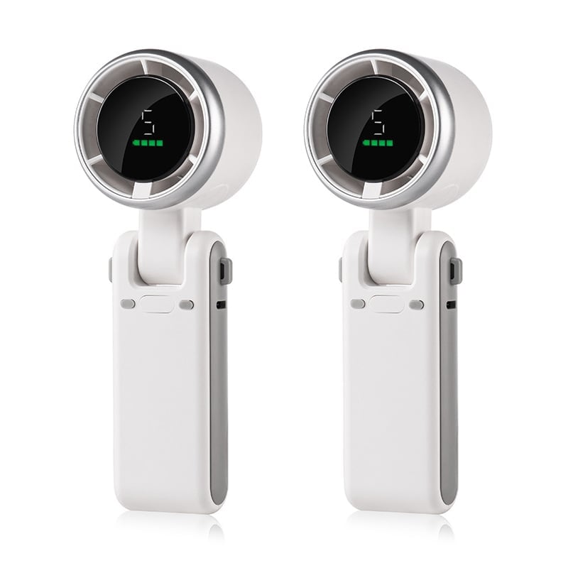 Hand Folding High-Speed Turbine Fan - 5 Speed, Usb-C Rechargeable, view 22
