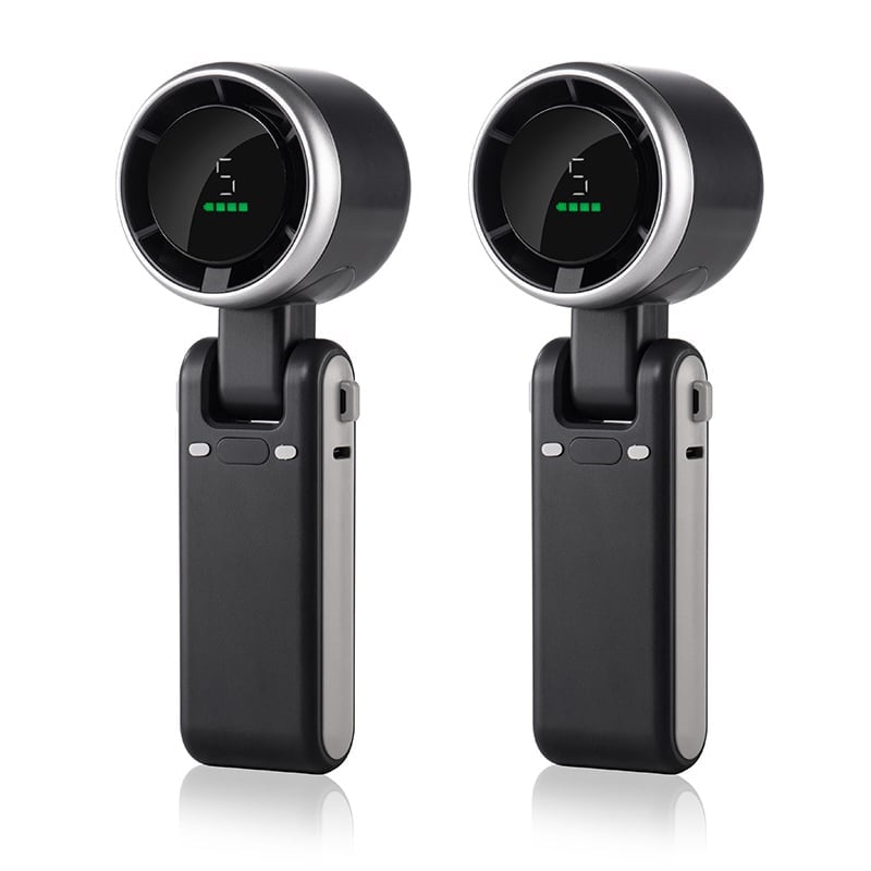 Hand Folding High-Speed Turbine Fan - 5 Speed, Usb-C Rechargeable, view 23