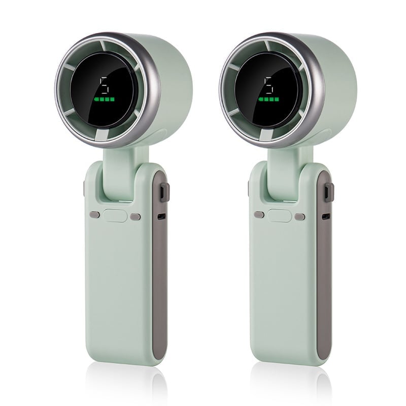 Hand Folding High-Speed Turbine Fan - 5 Speed, Usb-C Rechargeable, view 24