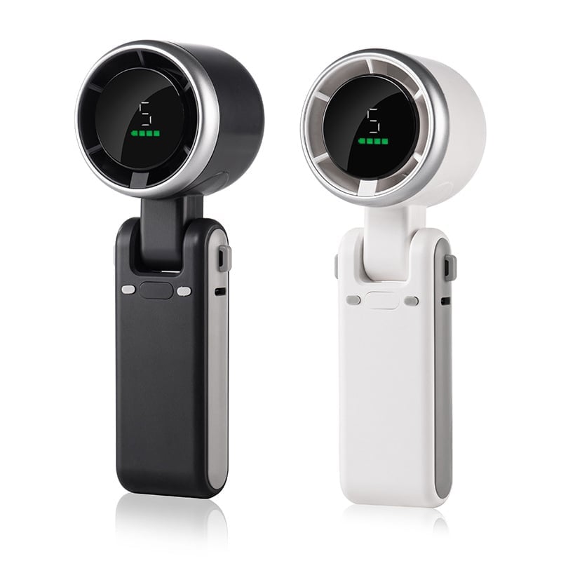 Hand Folding High-Speed Turbine Fan - 5 Speed, Usb-C Rechargeable, view 25