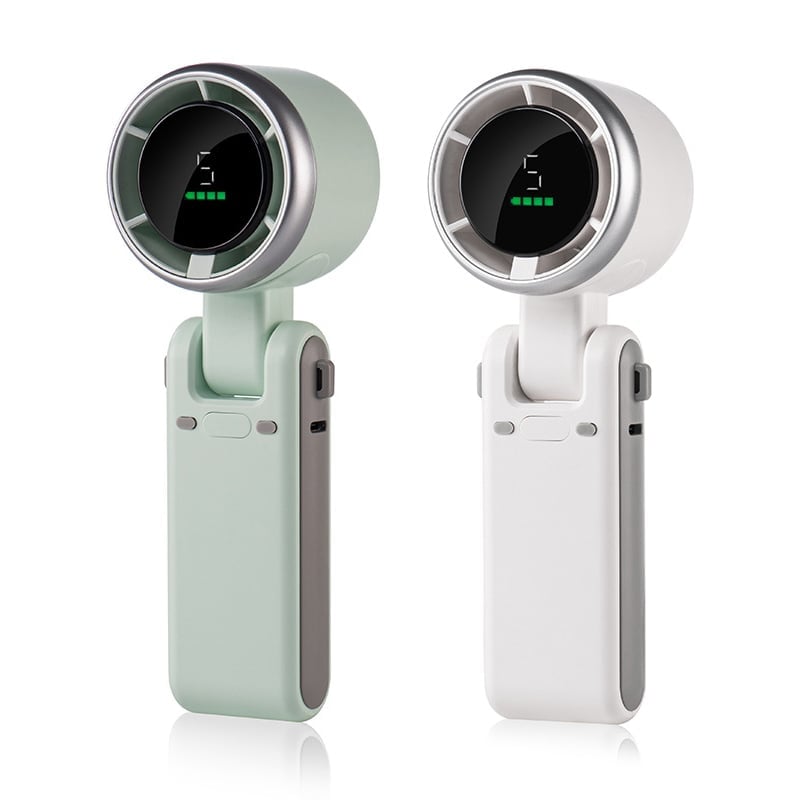 Hand Folding High-Speed Turbine Fan - 5 Speed, Usb-C Rechargeable, view 26