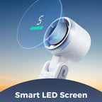 Hand Folding High-Speed Turbine Fan - 5 Speed, Usb-C Rechargeable, view 9