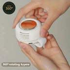 Leafless Mini Fan for Outdoor, USB Rechargeable, 3 Speeds, 90g, view 2