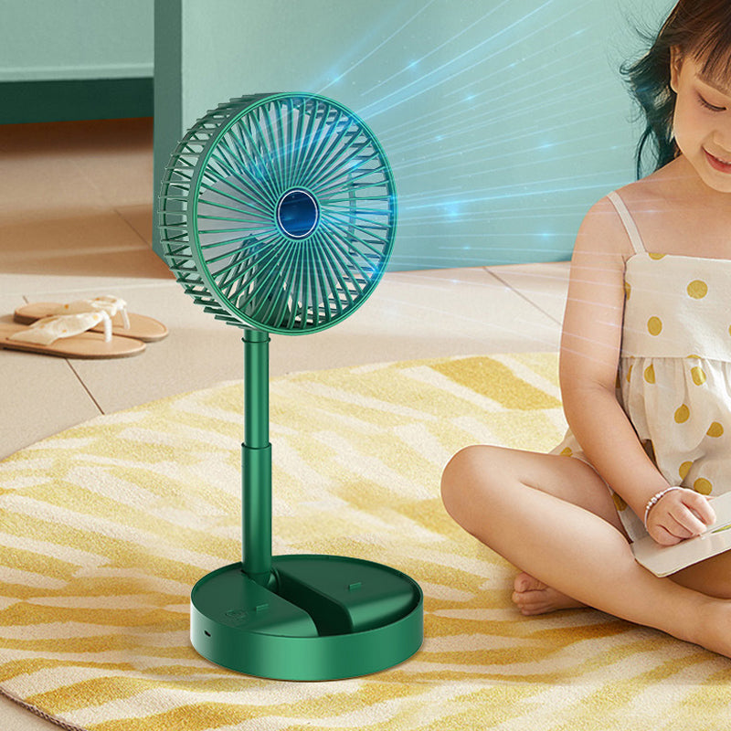 Telescopic Folding Fan - USB Rechargeable, Aluminium Alloy, 2000mAh Battery, view 11