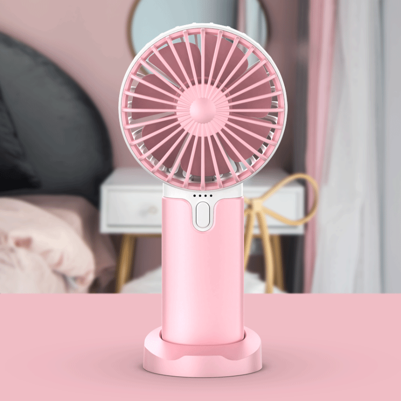 Portable Rechargeable Fan - USB Charging, Lightweight Travel Design