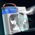 Portable HydroCool Fan for Outdoor and Travel - 600ml Water, USB Powered, view 2