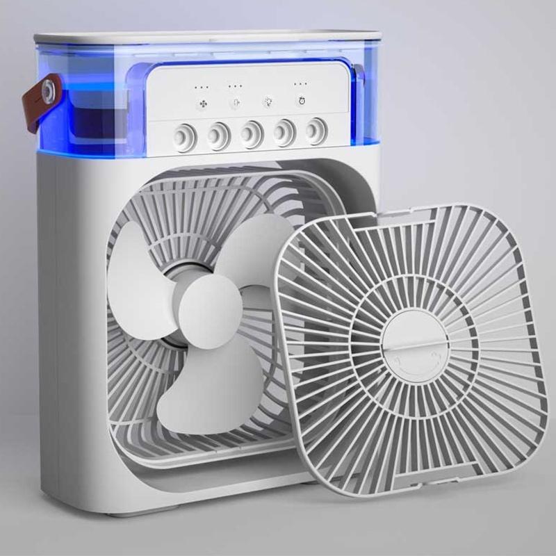 Spray Cooling Fan with Water Can - 600ml Tank, USB Powered, for Home or Travel, view 10