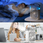 Spray Cooling Fan with Water Can - 600ml Tank, USB Powered, for Home or Travel, view 12