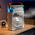 Spray Cooling Fan with Water Can - 600ml Tank, USB Powered, for Home or Travel, view 2