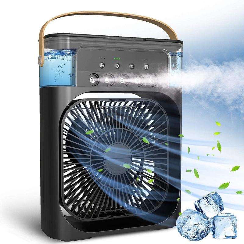 Spray Cooling Fan with Water Can - 600ml Tank, USB Powered, for Home or Travel, view 5