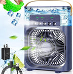 Spray Cooling Fan with Water Can - 600ml Tank, USB Powered, for Home or Travel, view 6