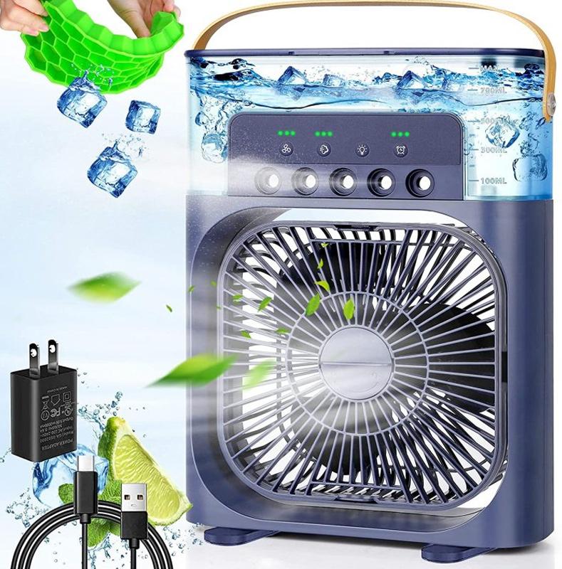 Spray Cooling Fan with Water Can - 600ml Tank, USB Powered, for Home or Travel, view 6
