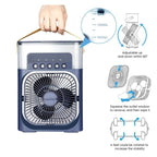 Spray Cooling Fan with Water Can - 600ml Tank, USB Powered, for Home or Travel, view 7