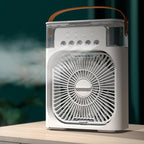 Spray Cooling Fan with Water Can - 600ml Tank, USB Powered, for Home or Travel