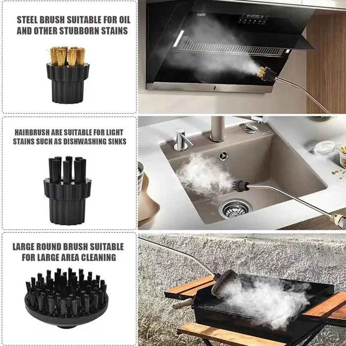 2500W High Pressure Steam Cleaner for Home and Car - Chemical-Free, view 3