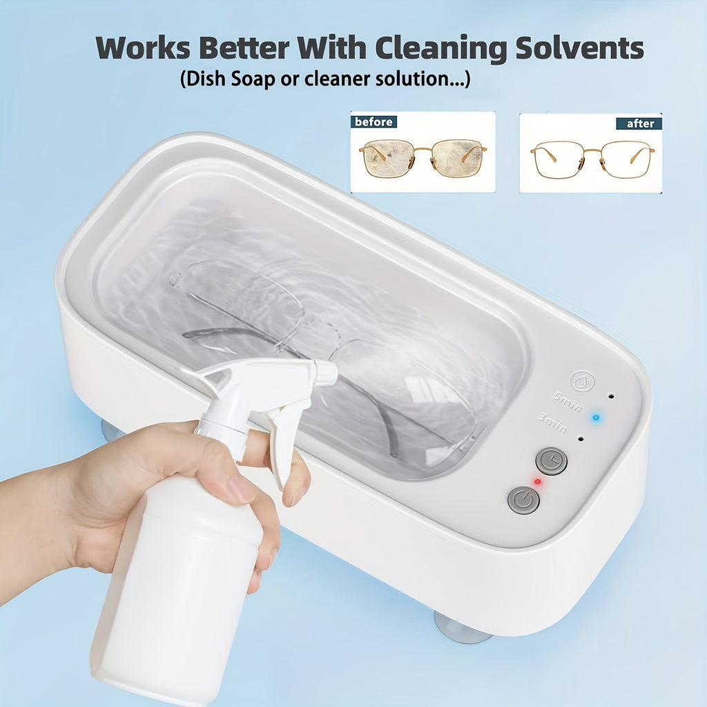Professional Ultrasonic Cleaning Machine - 45KHz, 12oz Stainless Steel Tank, view 5