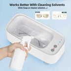 Professional Ultrasonic Cleaning Machine - 45KHz, 12oz Stainless Steel Tank, view 5