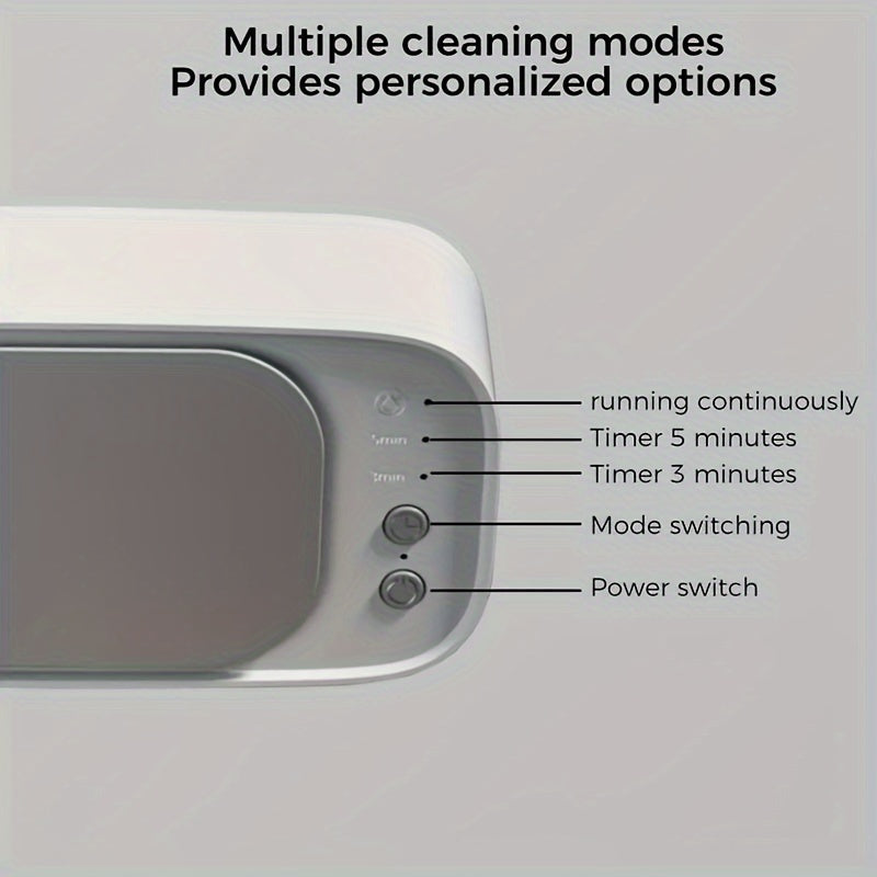 Professional Ultrasonic Cleaning Machine - 45KHz, 12oz Stainless Steel Tank, view 8