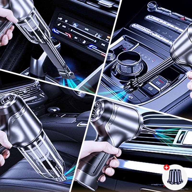 Cordless Car Vacuum Cleaner - 120W, USB Charging, Lightweight 290g, view 8