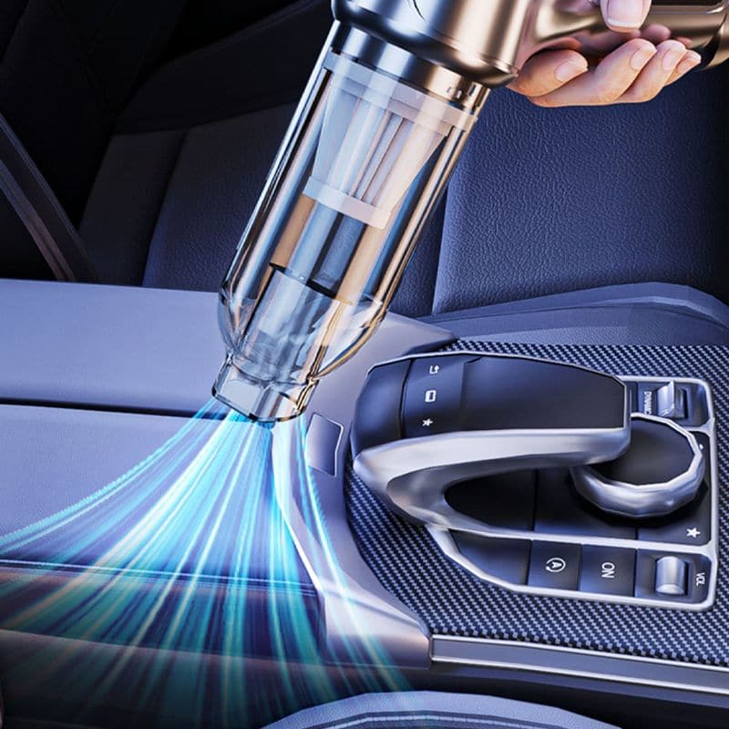 Cordless Car Vacuum Cleaner - 120W, USB Charging, Lightweight 290g, view 9