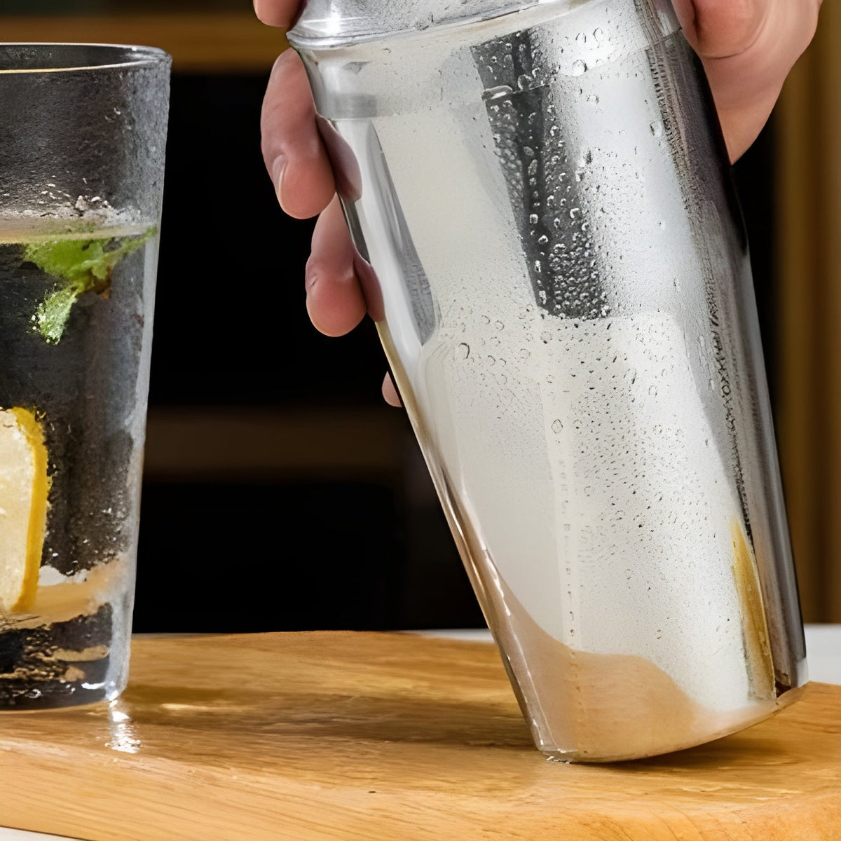 Stainless Steel Cocktail Shaker Set for Home Bar - 10-Piece, view 3