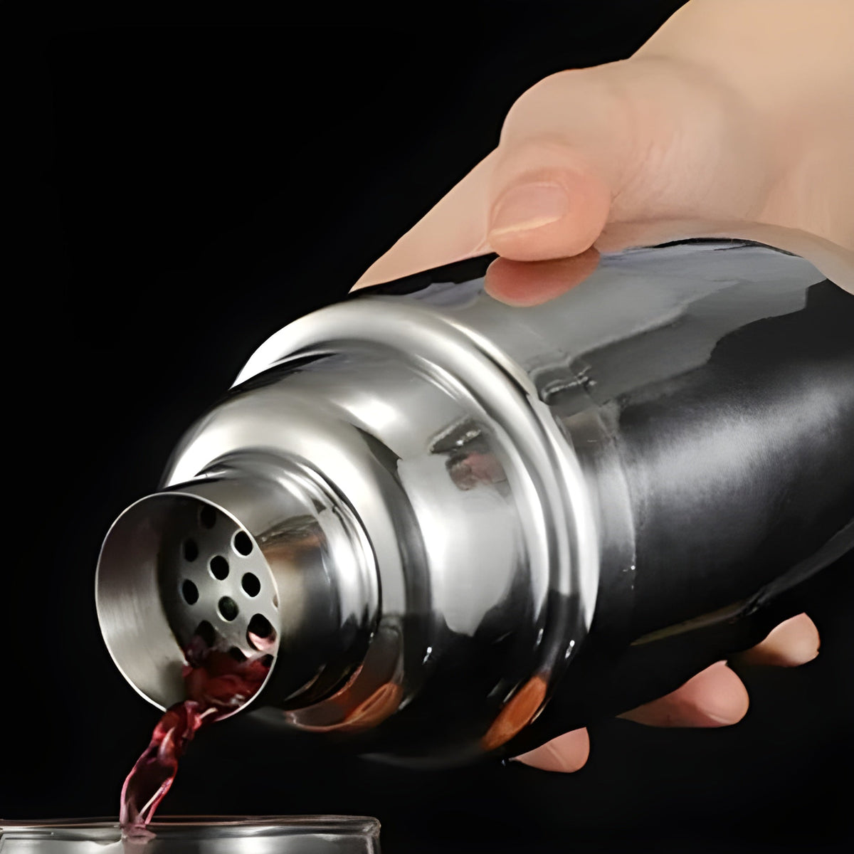 Stainless Steel Cocktail Shaker Set for Home Bar - 10-Piece, view 4