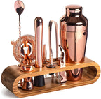 Stainless Steel Cocktail Shaker Set for Home Bar - 10-Piece, view 5