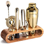 Stainless Steel Cocktail Shaker Set for Home Bar - 10-Piece, view 6