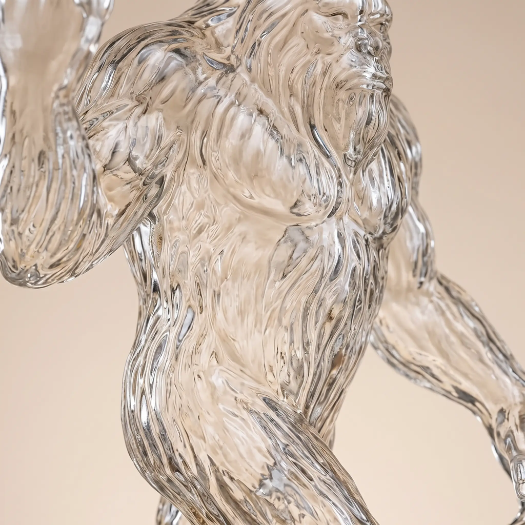 Whiskey Decanter Bigfoot Glass Bottle - 750 ml, Premium Glass, 13 cm Tall, view 2