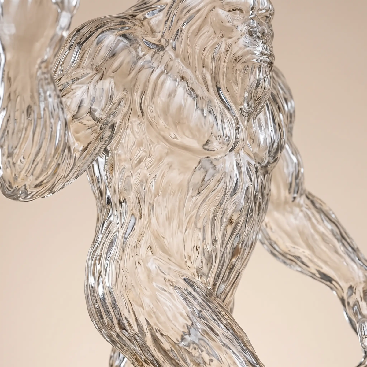 Whiskey Decanter Bigfoot Glass Bottle - 750 ml, Premium Glass, 13 cm Tall, view 2