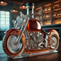 Limited Edition Harley Whisky Bottle - 700 ml, Durable Glass, Collectible
