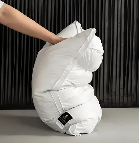 Goose Down Pillow for Restful Sleep - Standard Size, Hypoallergenic, view 2