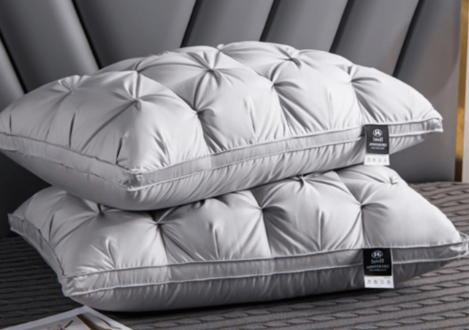 Goose Down Pillow for Restful Sleep - Standard Size, Hypoallergenic, view 4