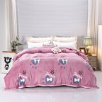 Ladies Cozy Day Bedspread with Cute Cloud Design for Home, view 11
