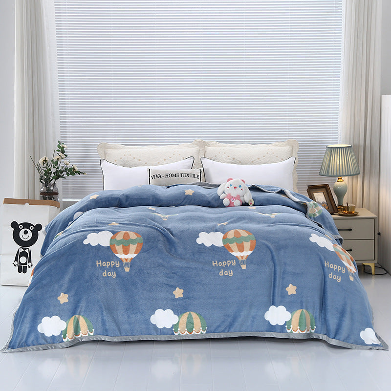 Ladies Cozy Day Bedspread with Cute Cloud Design for Home, view 14