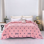 Ladies Cozy Day Bedspread with Cute Cloud Design for Home, view 18