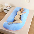 Ergonomic Full-Body Pillow - U-Shape, Removable Cover, for Pregnancy and Nursing, view 23