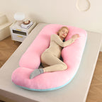 Ergonomic Full-Body Pillow - U-Shape, Removable Cover, for Pregnancy and Nursing, view 25