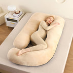 Ergonomic Full-Body Pillow - U-Shape, Removable Cover, for Pregnancy and Nursing, view 7